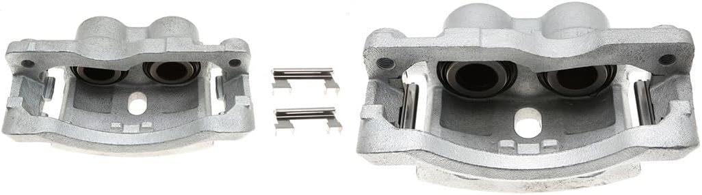 Arrhythmic 2Pcs Disc Brake Caliper Front Brake Caliper Kit Brake Calipers Left and Right for Chevy Express 4500 2009-2014 for Chevrolet Silverado 1500 HD 2001-2006