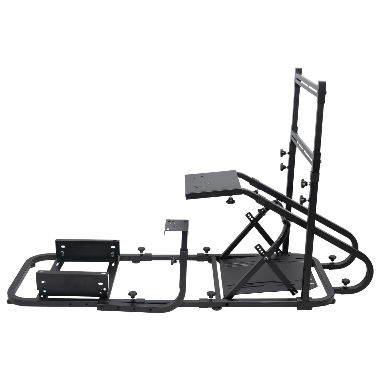 ciwucseat Racing Simulator Cockpit with Monitor Mount, Sim Racing Cockpit, Racing Wheel Stand Compatible with Fanatec, Thrustmaster, Logitech, Moza Racing Games on PS5, PS4, Xbox and PC