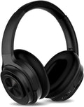 ANC Active Noise Cancelling Headphones Bluetooth 5.0 Wireless Over-Ear Foldable Headsets with Mic, Aptx Low Latency, Hi-Fi Stereo Deep Bass, for Sports/TV/Work,Black