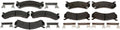 4X Metallic Disc Brake Pads Set Front Rear Automotive Replacement Brake Pads for Chevrolet Avalanche 2500 2002-2006 for Chevy Avalanche 2500 2002-2006 for Chevrolet Silverado 1500 HD 2001-2006