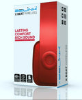 BeLink X Beat Wireless Headphones Red with Zip Case