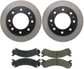 4X Front Brake Kit - Brake Pads and Rotors Kit Automotive Replacement Brake Kits for Chevrolet Express 2500 2003-2019 for Chevy Express 2500 2003-2019 for Chevrolet Silverado 1500 2004-2005