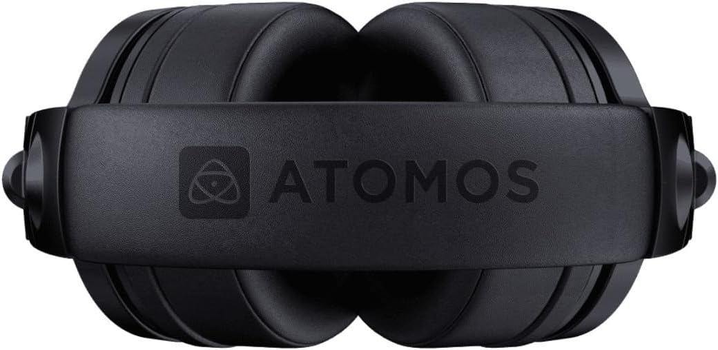 Atomos StudioSonic Professional Wired Over-Ear Headphones Studio Monitor Sound Quality for Recording, Mixing & Content Creation Black