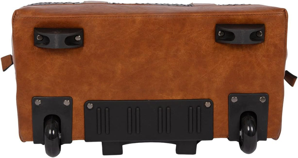 JKM & Company Rolling Laptop Bag for Women | Designer Wheeled Briefcase | Fits 13-17' Laptops | Office Travel Computer Case