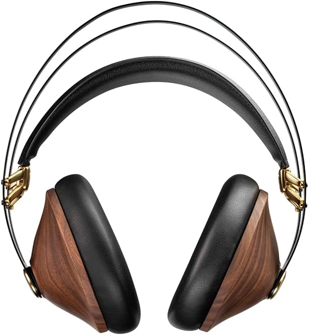 MEZE AUDIO | 99 Classics Second Gen | Wooden Closed-Back Headphones for Audiophiles | Gaming | Podcasts | Wired Over-Ear Headphones with 3.5 mm to USB-C Adapter and Self-Adjusting Headband