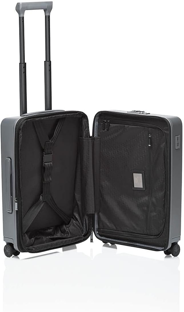 Bric's PORSCHE DESIGN 21' Spinner Expandable Carry-On Luggage - 15' Laptop Compartment - Roadster Travel Hardside Suitcase - Anthracite Matte