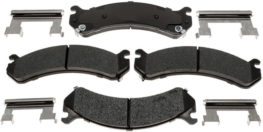 2Pcs Brake Pad Set - Brake Pad Kit Front Rear Disc Brake Pad Set for Chevy Silverado 1500 HD 2001-2006 for Chevrolet Silverado 1500 HD Classic 2007-2007