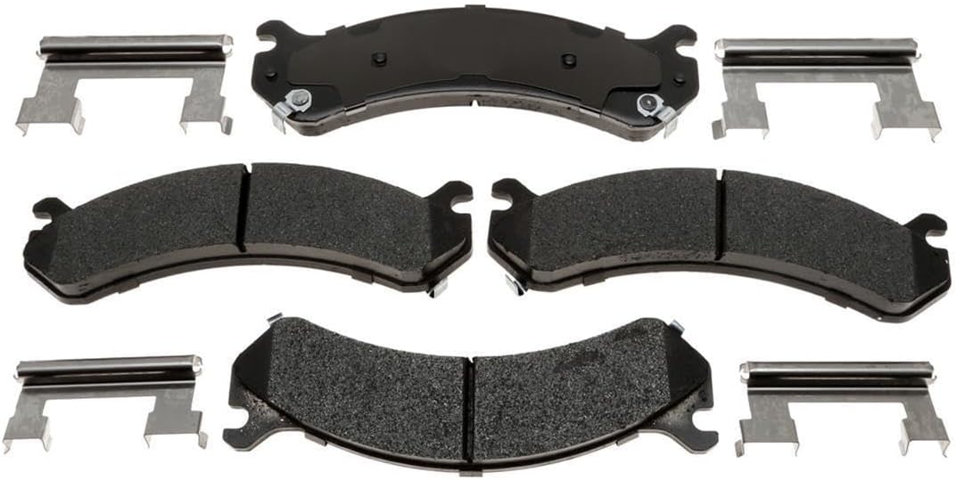 2Pcs Brake Pad Set - Brake Pad Kit Front Rear Disc Brake Pad Set for Chevy Silverado 1500 HD 2001-2006 for Chevrolet Silverado 1500 HD Classic 2007-2007