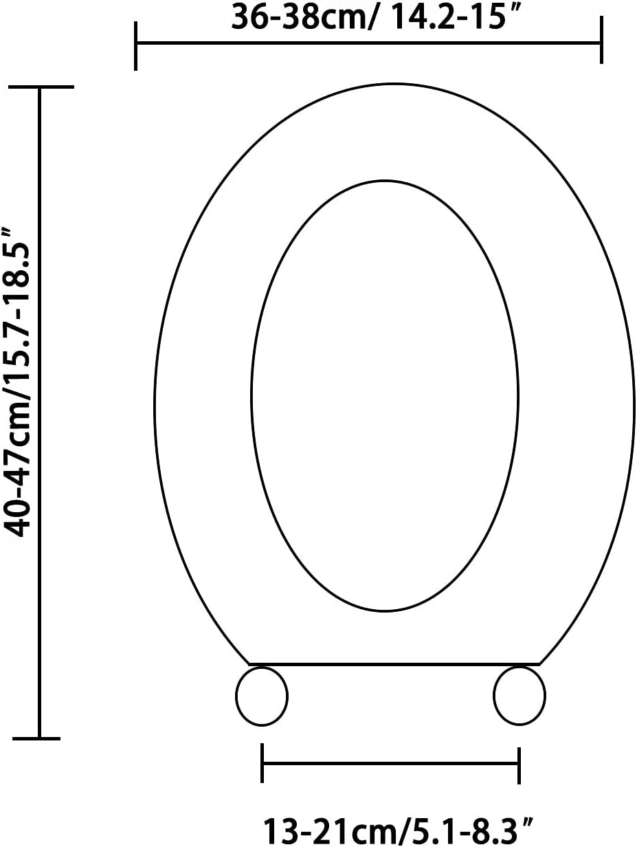 Resin Toilet Seat, Toilet Seats For Standard Toilets, With Slow Close Stainless Steel Hinges, Top Fixing Toilet Seat/Silver,Gold,Gold