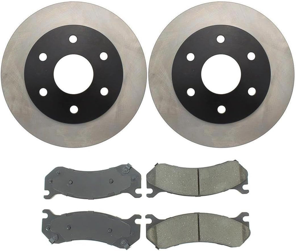 4X Front Brake Kit - Brake Pads and Rotors Kit Automotive Replacement Brake Kits for Chevrolet Astro 2003-2005 for Chevy Astro 2003-2005 for Chevrolet Avalanche 1500 2002-2006