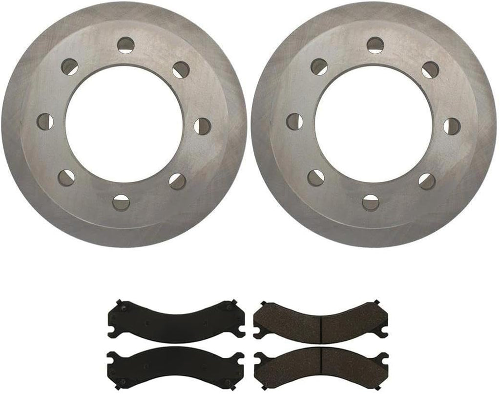 3PCS Brake Pads and Rotors Kit, Rear Brake Pads and Rotors Automotive Replacement Brake Kits fits Chevrolet Silverado 3500 Classic 2007-2007 fits Chevy Silverado 3500 Classic 2007-2007
