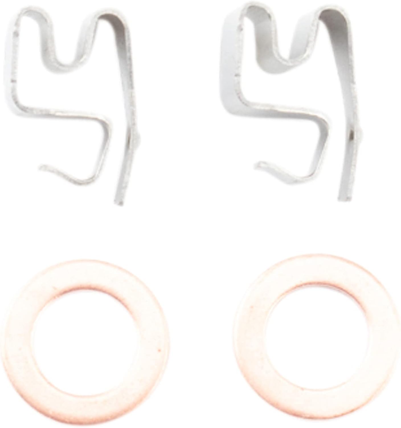 TRQ Rear Brake Pad and Rotor Set Ceramic Rotors Calipers Hoses Compatible with 2014 Toyota FJ Cruiser