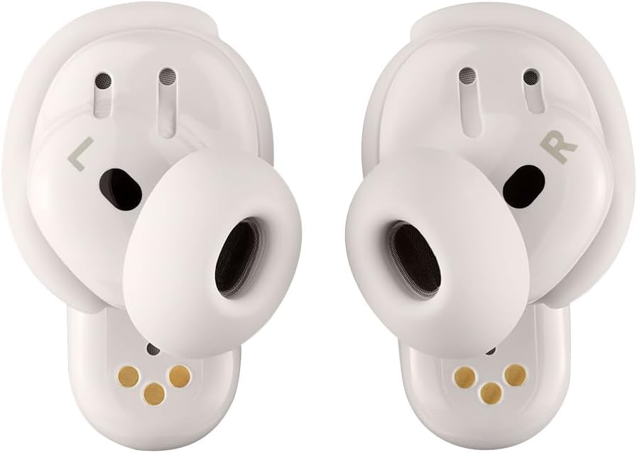 Bose QuietComfort Ultra Earbuds (2nd Gen) - Wireless Noise Cancelling Earbuds with Mic, Immersive Audio, USB-C Charging, Up to 6 Hours Battery, IPX4 Rating, White Smoke