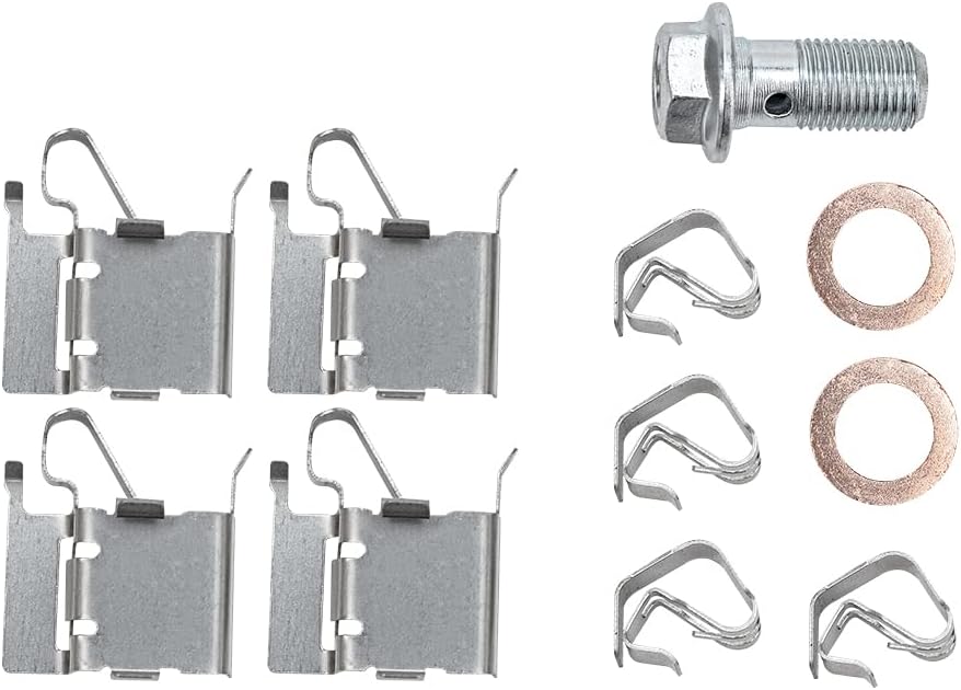 Detroit Axle - Front Disc Calipers Ceramic Brake Pads Replacement for 2012-2017 Toyota RAV4 Prius V Scion xB Lexus HS250h - 4pc Set