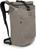 Osprey Transporter Roll Top Laptop Backpack, Tan Concrete