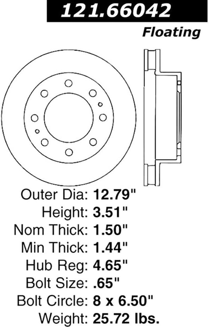 4X Front Replacement Brake Kit Brake Rotors & Ceramic Brake Pads Fits Cadillac DeVille 2000-2005 Fits Chevrolet Avalanche 2500 2002-2006 Fits Chevy Avalanche 2500 2002-2006