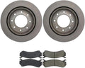 4Pcs Rear Brake Pads And Rotors Kit for Chevrolet Avalanche 2500 2002-2006 for Chevy Avalanche 2500 2002-2006 for Chevrolet Silverado 1500 2004-2005 for Chevy Silverado 1500 2004-2005