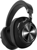Wireless Foldable Headphones Active Noise Cancelling Stereo Foldable Headphones Soft Memory-Protein Earmuffs Deep Bass, for Phones and Music