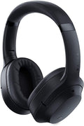 Razer Opus Active Noise Cancelling ANC Wireless Headphones: THX Audio Tuning-Up to 40 Hr Battery – Bluetooth 5.0 & 3.5mm Jack Compatible - Auto Play/Auto Pause - Carrying Case Included-Black (Renewed)