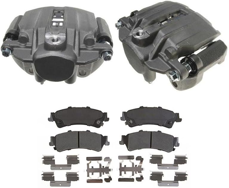 (4) Rear Brake Caliper with Brake Pads Kit Replacement for Chevy Silverado 1500 Classic 2007-2007 for GMC Sierra 1500 2003-2006 for GMC Sierra 1500 Classic 2007-2007