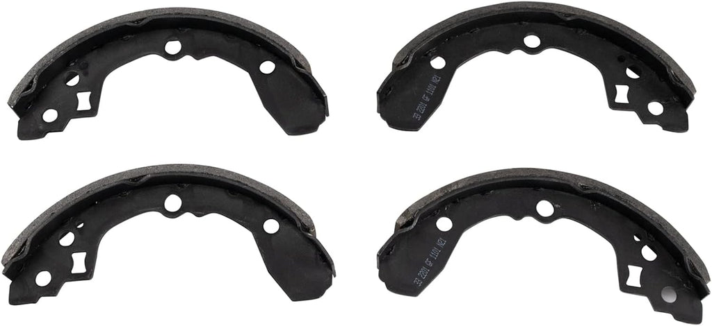 TRQ Rear Brake Shoe & Drum Kit Compatible with 2004-2005 Kia Rio