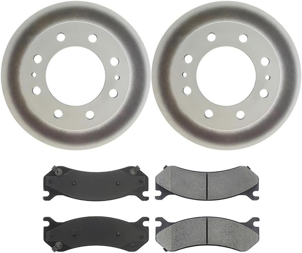 (4) Brakes and Rotors Kit Front Brake Pads and Rotors Kit, Brake Rotors Brake Pads for Chevy Silverado 1500 2004-2004 for Chevrolet Silverado 1500 HD 2001-2001
