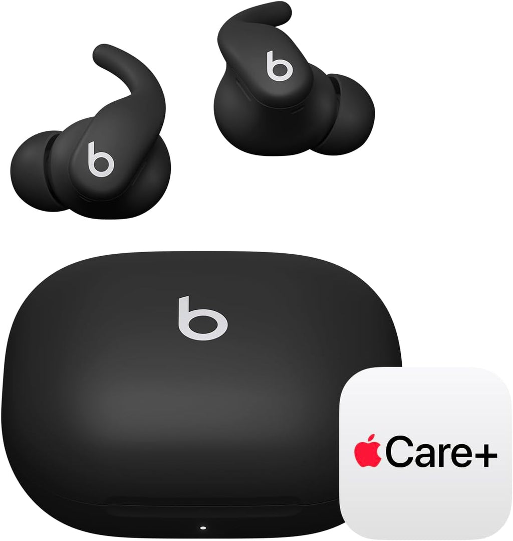 Beats - Powerbeats Fit - Wireless Noise-Cancelling Workout Earbuds with Ultimate Secure Fit with AppleCare+ (2 Years) - Jet Black