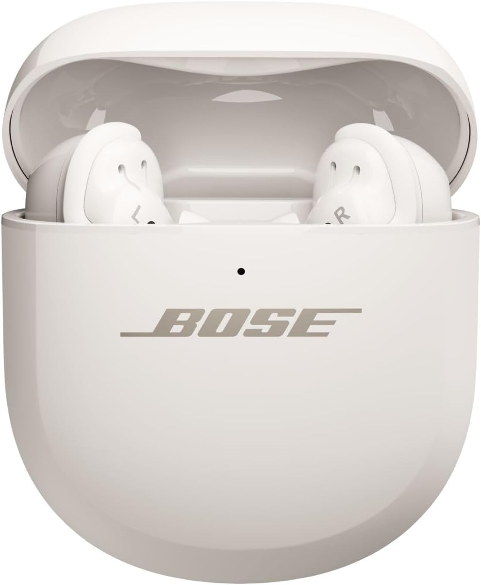 Bose QuietComfort Ultra Earbuds (2nd Gen) - Wireless Noise Cancelling Earbuds with Mic, Immersive Audio, USB-C Charging, Up to 6 Hours Battery, IPX4 Rating, White Smoke
