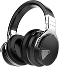 ANC Active Noise Cancelling Wireless Bluetooth Over-Ear Headphones 40Mm Speakers Hi-Fi Stereo Foldable On-Ear Headsets with Mic, 30H Playtime,Black