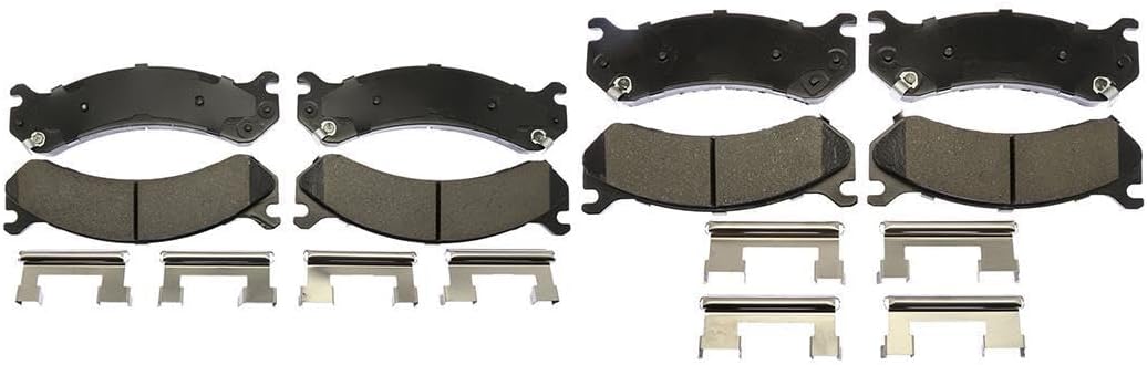 Automotive Replacement Brake Pads, 4X Metallic Front Rear Disc Brake Pad Set AUTO DN for Chevrolet Avalanche 2500 2002-2006 for Chevy Avalanche 2500 2002-2006 for Chevrolet Silverado 1500 HD 2001-2006