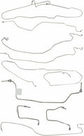 Replacement Stainless Brake Line Kit for 03-07 Chevy Silverado GMC Sierra Ext Cab 4WD