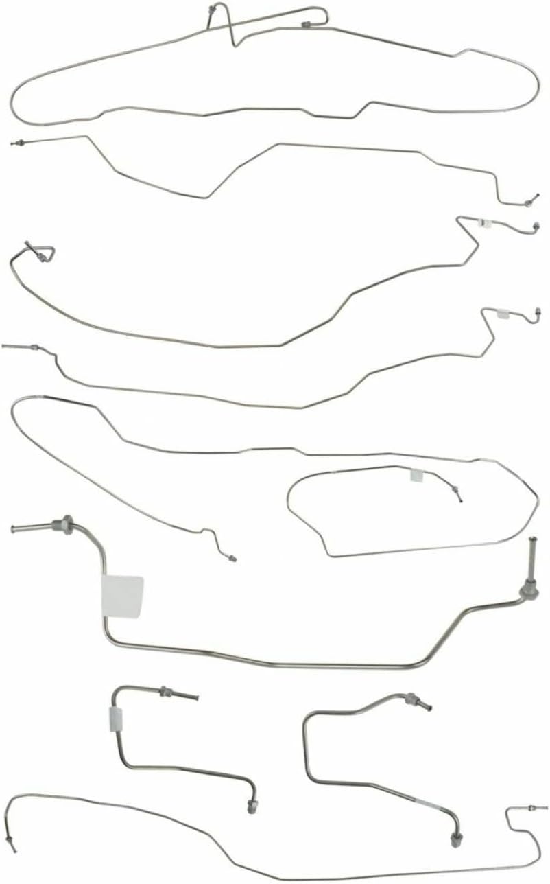 Replacement Stainless Brake Line Kit for 03-07 Chevy Silverado GMC Sierra Ext Cab 4WD
