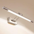 Mirror Light LED Bathroom Fixtures Vanity Mirror Lamp, Makeup Lighting Rotatable Metal Vanity Wall Lights, Modern Wall Vanity Sconce for Cabinets Dressing Table Wall Bedside Decor Lamp, Gold (Silver )