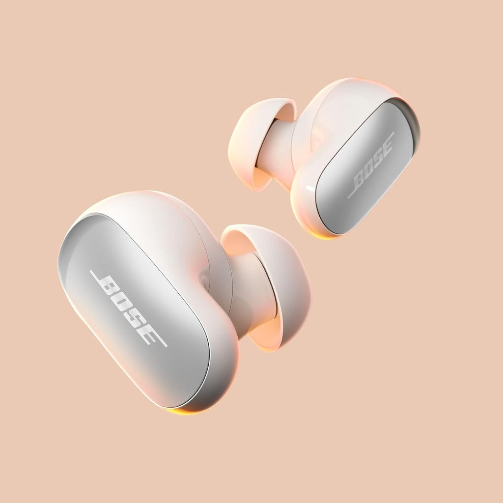 Bose QuietComfort Ultra Earbuds (2nd Gen) - Wireless Noise Cancelling Earbuds with Mic, Immersive Audio, USB-C Charging, Up to 6 Hours Battery, IPX4 Rating, White Smoke