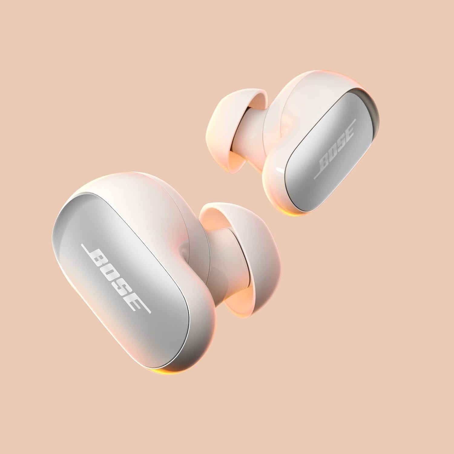 Bose QuietComfort Ultra Earbuds (2nd Gen) - Wireless Noise Cancelling Earbuds with Mic, Immersive Audio, USB-C Charging, Up to 6 Hours Battery, IPX4 Rating, White Smoke