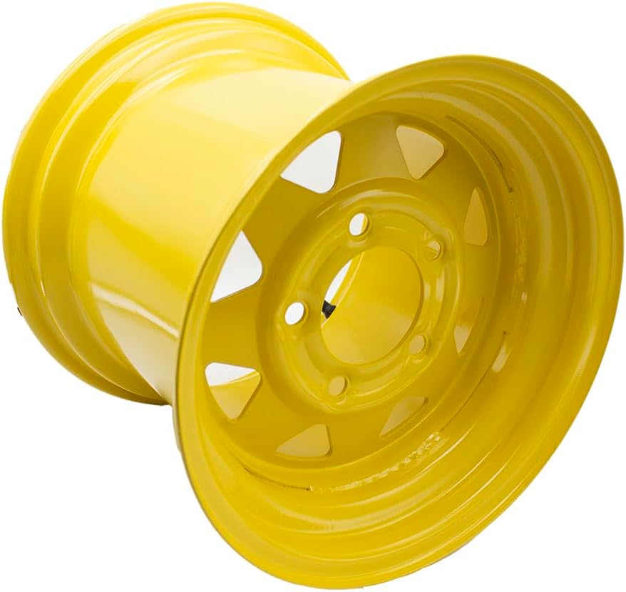 2 PACK 12x10.5 WHEEL RIM 5/4.5 for Zero Turn Riding Garden Lawn Mower Compact Tractors Heavy Equipment 12 x 10.5 Rim 5 Lugs Bolt Circle 4.5 inch,backspace 3.5 inch