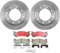 4Pcs Brakes Kit Rear Disc Brake Rotors Brakes Pads for Chevrolet Avalanche 2500 2002-2006 for Chevy Avalanche 2500 2002-2006 for Chevrolet Silverado 2500 2002-2004