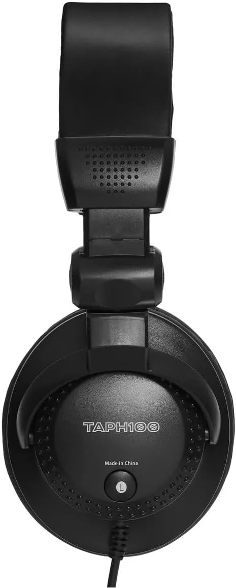 Turnstile Audio TAPH100 All-Purpose Closed-Back Wired Over-Ear Headphones, 50mm Drivers, Bass-Infused Sound, Long Cable & 3.5mm Adapter – Professional DJ, Studio, Recording & Everyday Use (10 Pack)