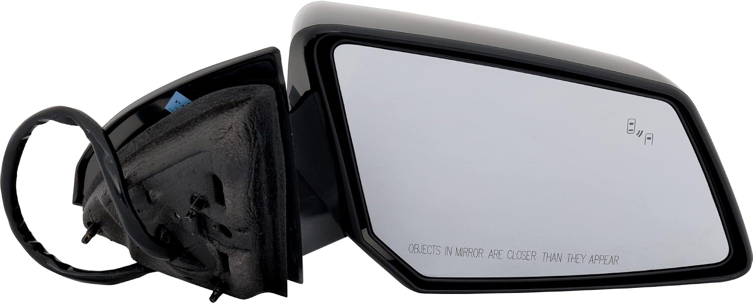 Garage-Pro Passenger Side Power Heated Mirror for Chevrolet Traverse 2013-2017 Power Fold With Signal Light, Blind Spot Monitor & Memory Paintable