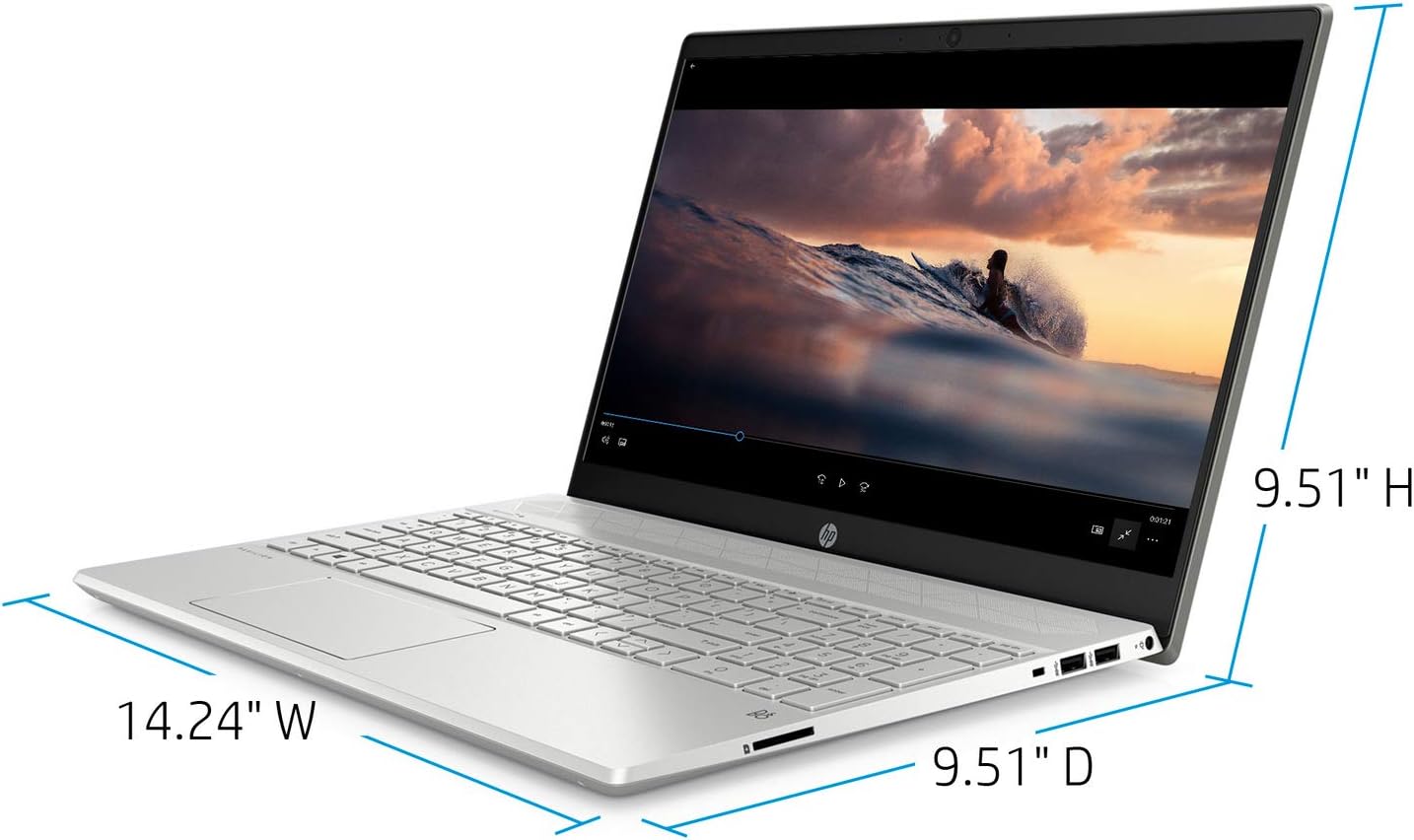 HP Pavilion Laptop, 15.6' Full HD IPS Touchscreen, 10th Gen Intel Core i5-1035G1 Processor, 12GB RAM, 512GB PCIe NVMe SSD, Backlit Keyboard, HDMI, Wireless-AC, Windows 10 Home (10th | 8GB | 256GB SSD)