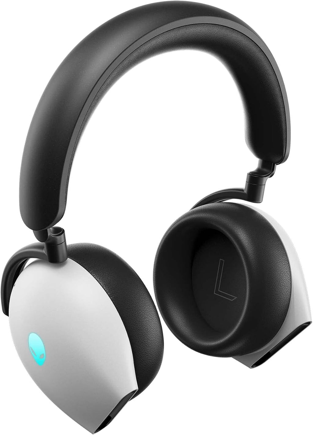 Alienware AW920H Tri-Mode Wireless Gaming Headset - Dolby Atmos Virtual Surround Sound, Active Noise Cancelling, AI-driven Noise-Cancelling microphone, USB-C Wireless Dongle - Lunar Light, Large