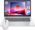 HP Essential 17.3' HD+ Touchscreen Laptop, AMD Ryzen 5 7430U, 32GB RAM, 1TB SSD, Backlit KB, Fingerprint Reader, Webcam, HDMI, Wi-Fi 6, Windows 11 Home, Bundle with Thunderobot ML101 Wireless Mouse