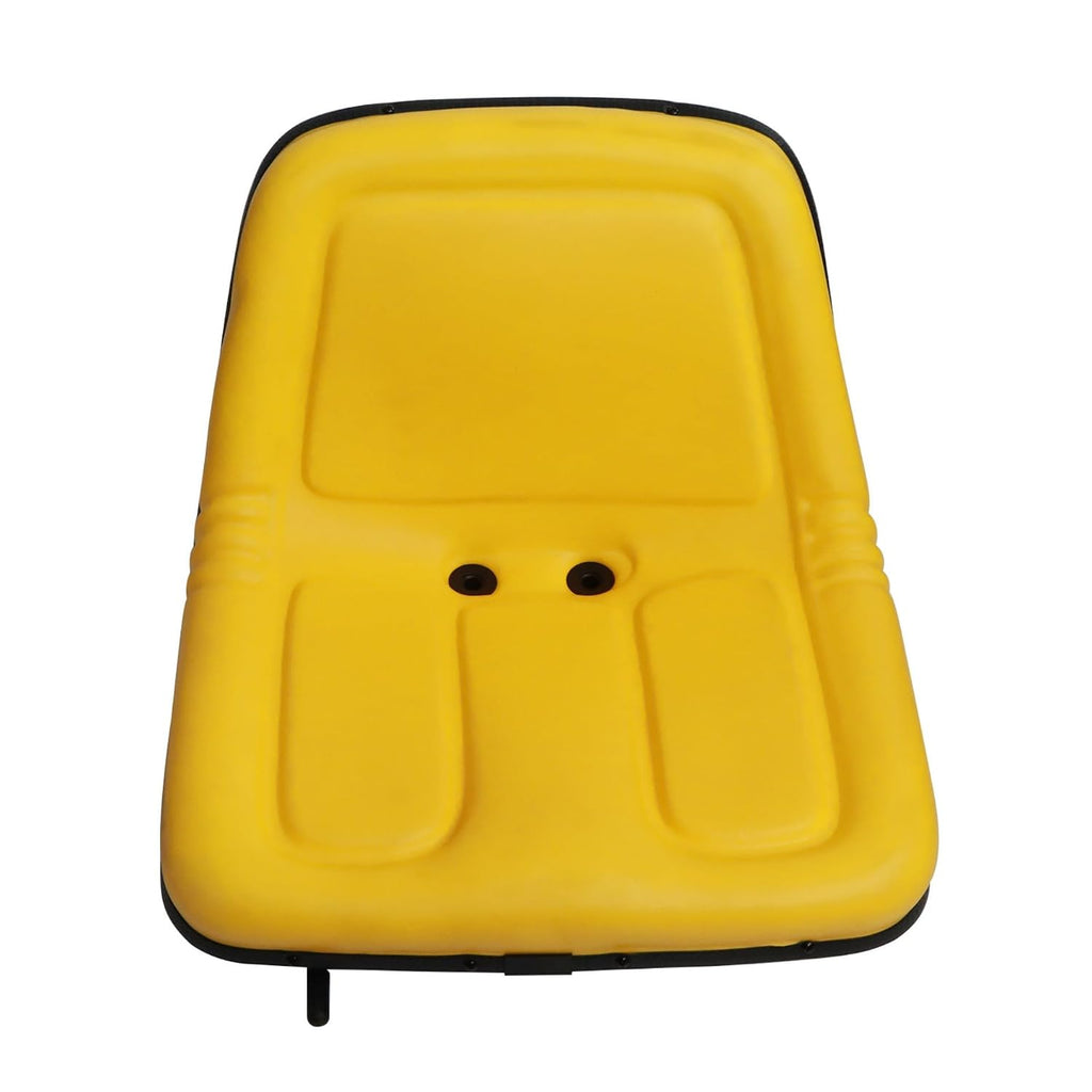 GXARTS Lawn Mower Seat Replacement Yellow Compatible with John Deere Tractor 212, 214, 216, 300, 312, 314, 317, 316, 318, 322, 330, 332, 400, 420, 430 160, 165, 170, 175, 180 Riding Mower Skid Steers