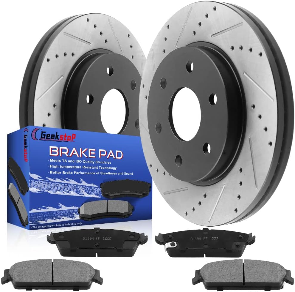 13.58' (345mm) Rear Disc Brake Rotors and Pads for 2007-2013 Chevy Silverado 1500/Avalanche/GMC Sierra 1500, 2007-2014 GMC Yukon/Chevy Tahoe/Suburban 1500/Cadillac Escalade/Escalade ESV EXT