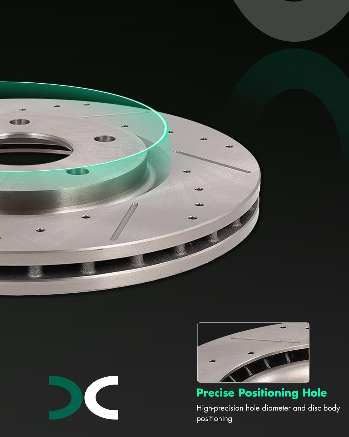 SCITOO Disc Brake Pads and Rotors Front 12.99' Rotors Replacement For Chrysler For Pacifica│For Voyager│For Town & Country,For Dodge For Grand Caravan│For Journey,For Ram For C/V, 5/Lugs Brake Kits