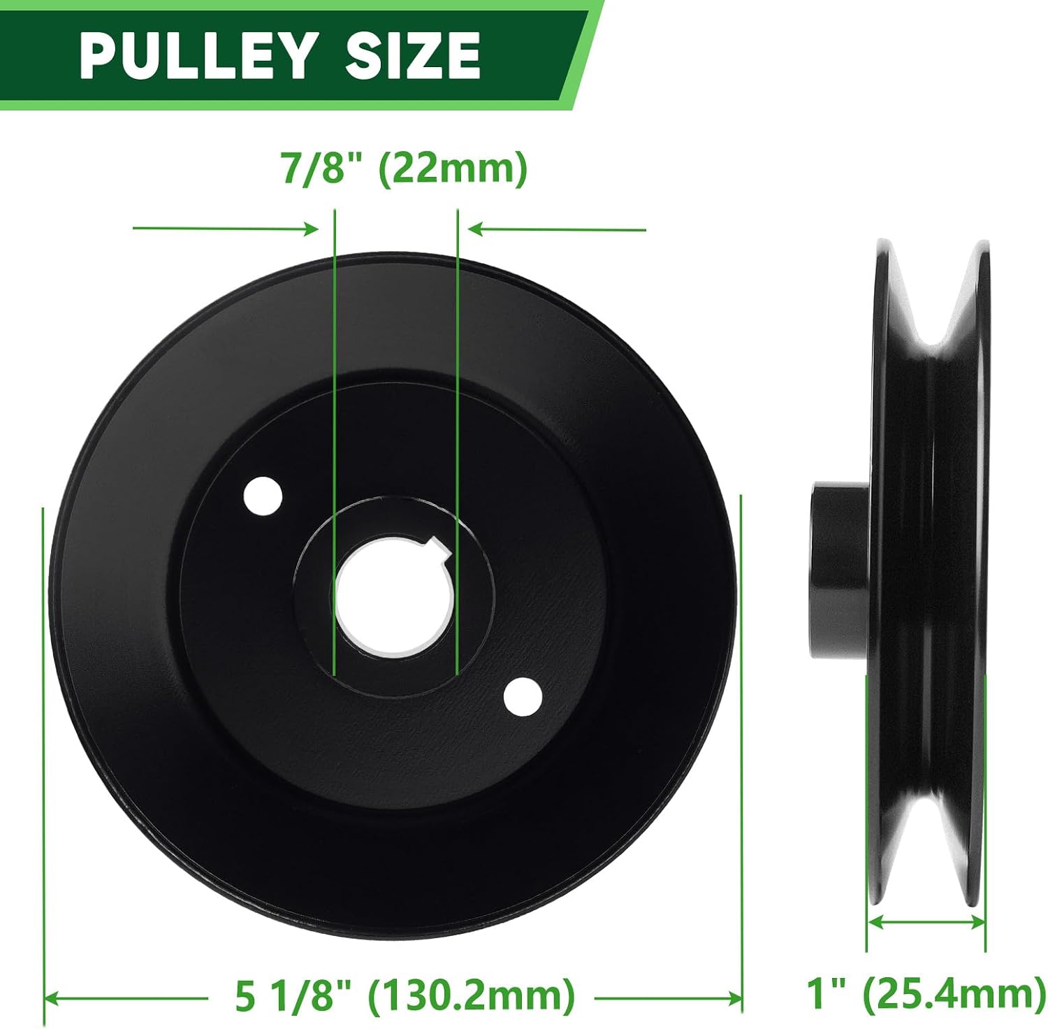 3 Pack 037-2050-00 037-2000-00 Spindle Assembly with 033-4820-00 Pulley for Bad Boy 42' 48' Deck MZ/MZ Mag num Zero Turn Lawn Mower