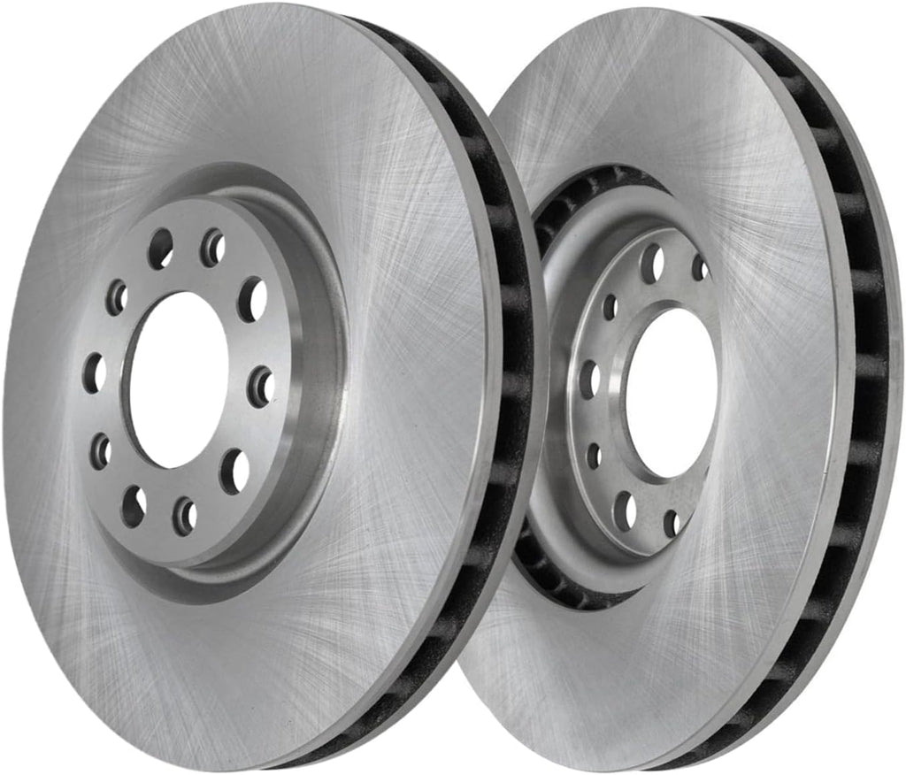 Detroit Axle - Front Brake Kit for 2014-2019 Cadillac CTS 2016-2020 Chevrolet Camaro, Disc Brake Rotors Ceramic Brakes Pads with Hardware Replacement : 12.64' inch Rotors