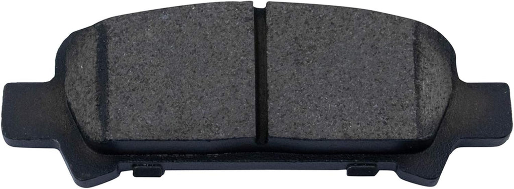 TRQ Performance Rear Brake Pad and Rotor Set Ceramic Solid G Coated Rotors Calipers Compatible with 1998-2003 Subaru Forester 1999-2003 Impreza