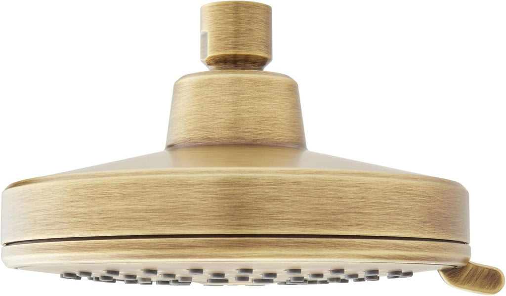 Signature Hardware 955102-25 FundamentALL 6' Round Multifunction 2.5 GPM Shower Head - Brushed Nickel