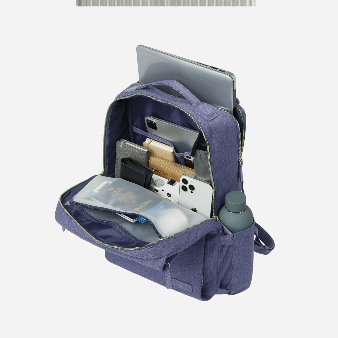 Nordace Siena Pro 15 Smart Backpack with USB Charging - 16' Laptop Backpack, 20L Daily Backpack for Travel, Everyday, or Work (Purple Navy)